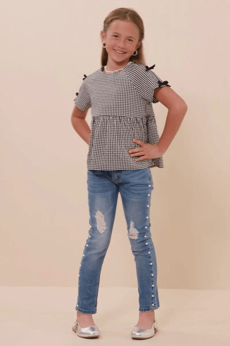 Tinley Top in Black- Tween (S 7/8- XL 13/14)