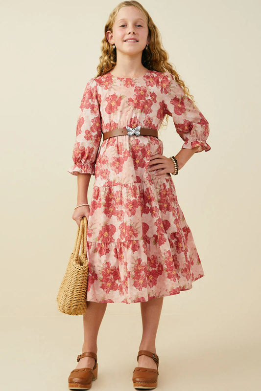 Rosamund Dress in Mauve- Girls/Tween (S 7/8 - XL 13/14)