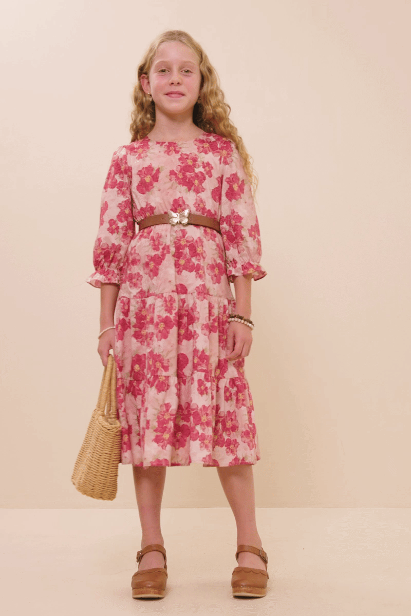 Rosamund Dress in Mauve- Girls/Tween (S 7/8 - XL 13/14)