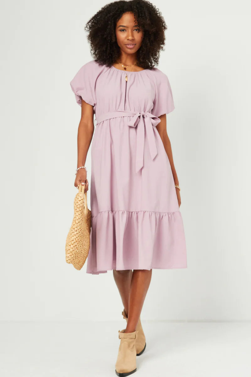 Livie Dress in Lavender- Misses (M)