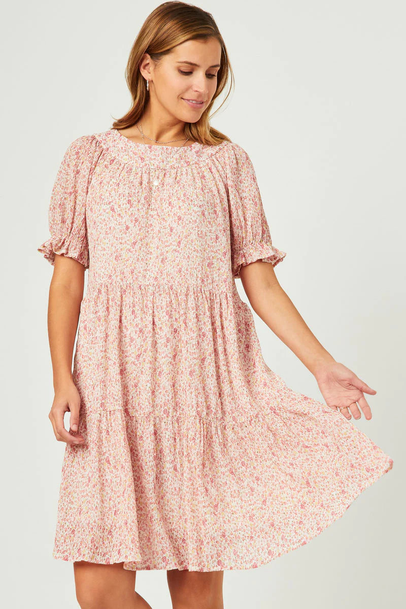 Rosie Dress in Pink- Misses (M-L)