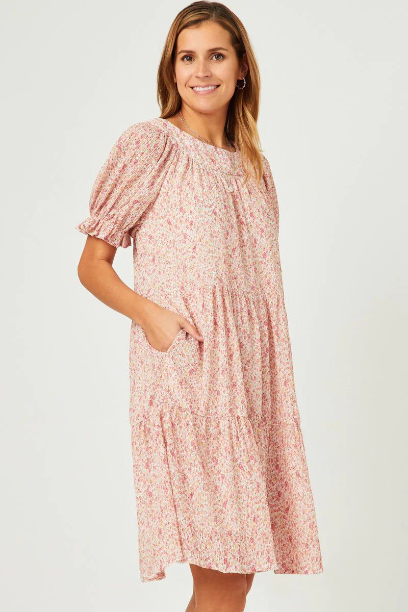 Rosie Dress in Pink- Misses (M-L)