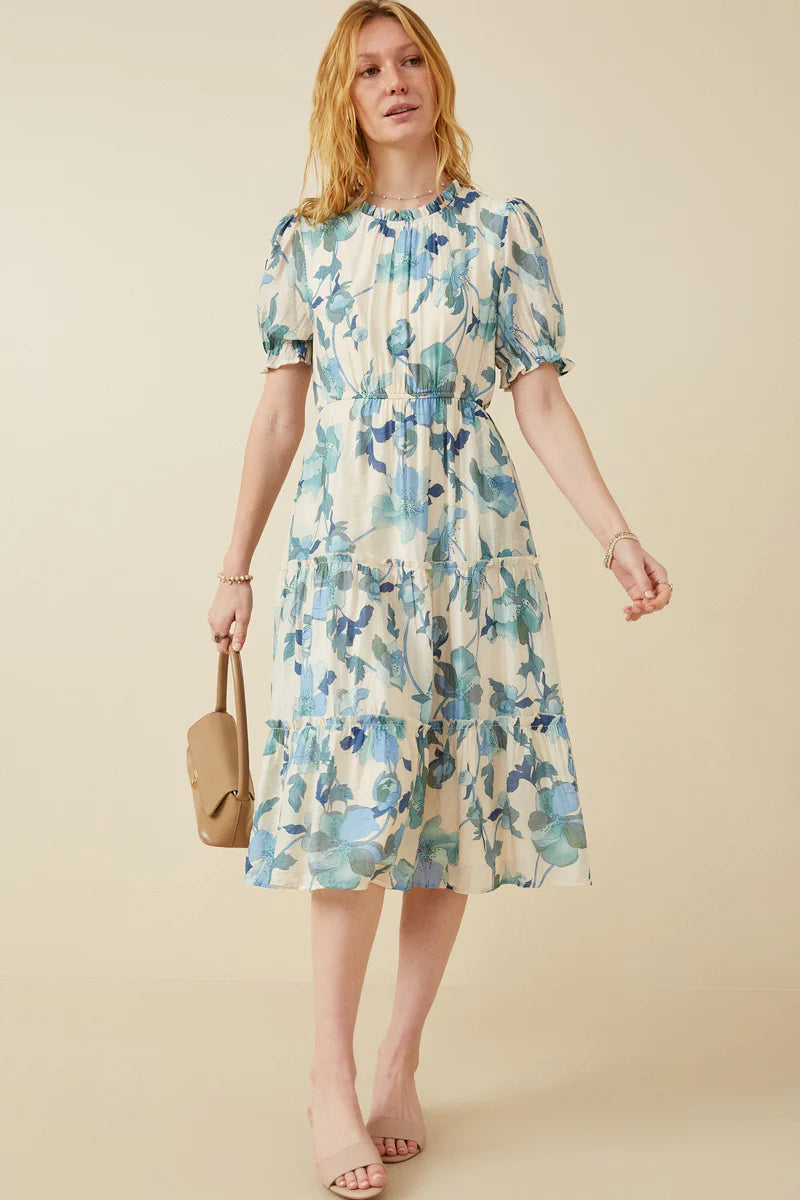 Kinsley Dress in Blue- Misses and Plus (S-1X)
