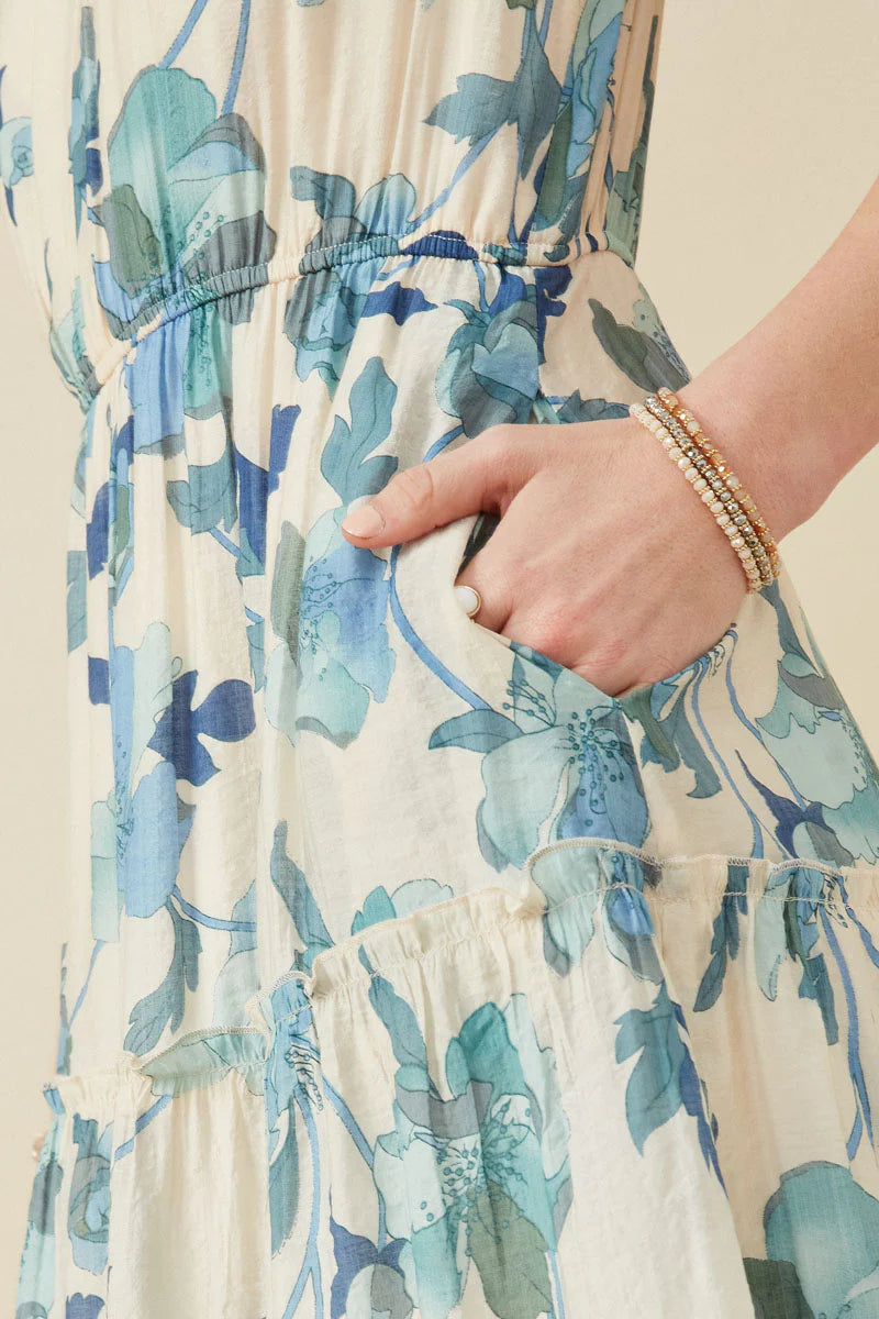 Kinsley Dress in Blue- Misses and Plus (S-1X)