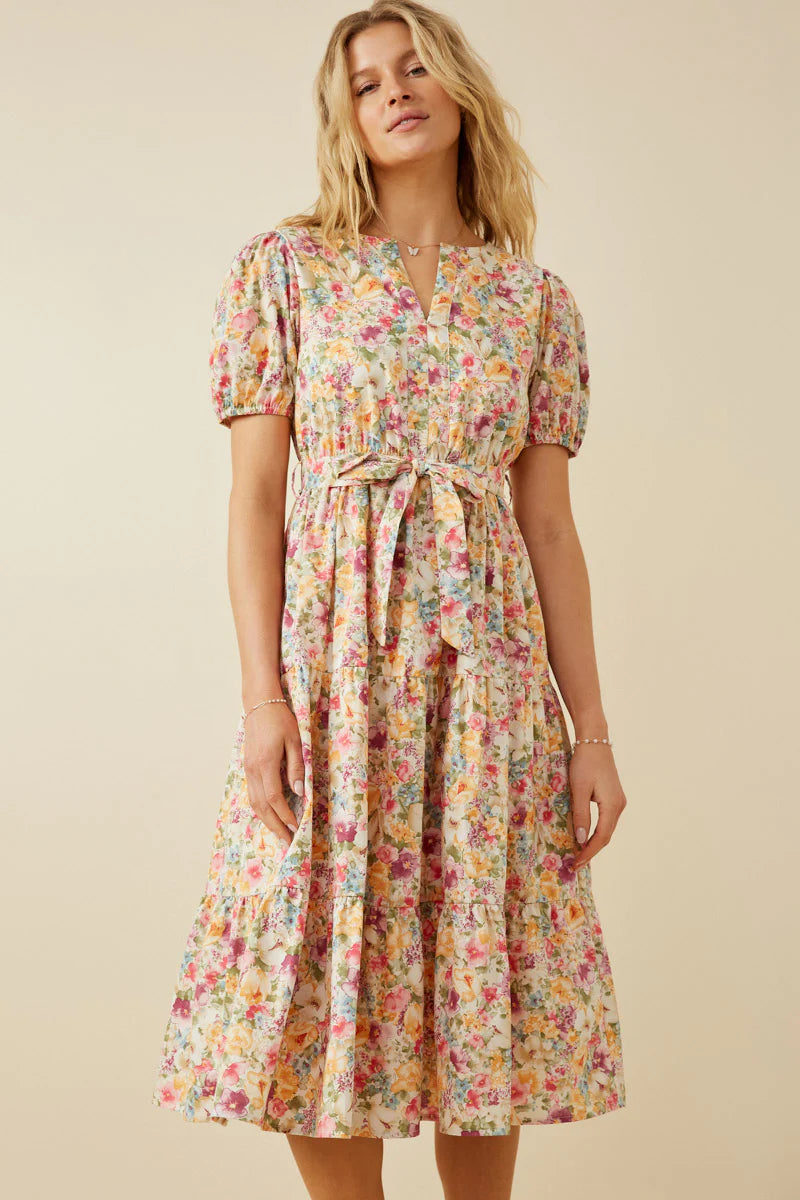 Elesia Dress in Lavender- Misses & Plus (L-2X)