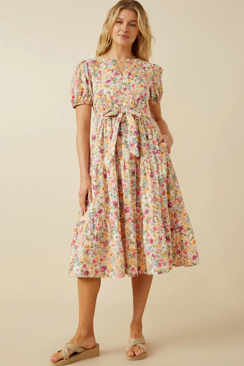 Elesia Dress in Lavender- Misses & Plus (L-2X)