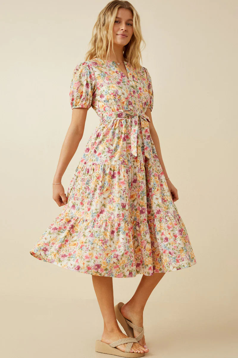 Elesia Dress in Lavender- Misses & Plus (L-2X)
