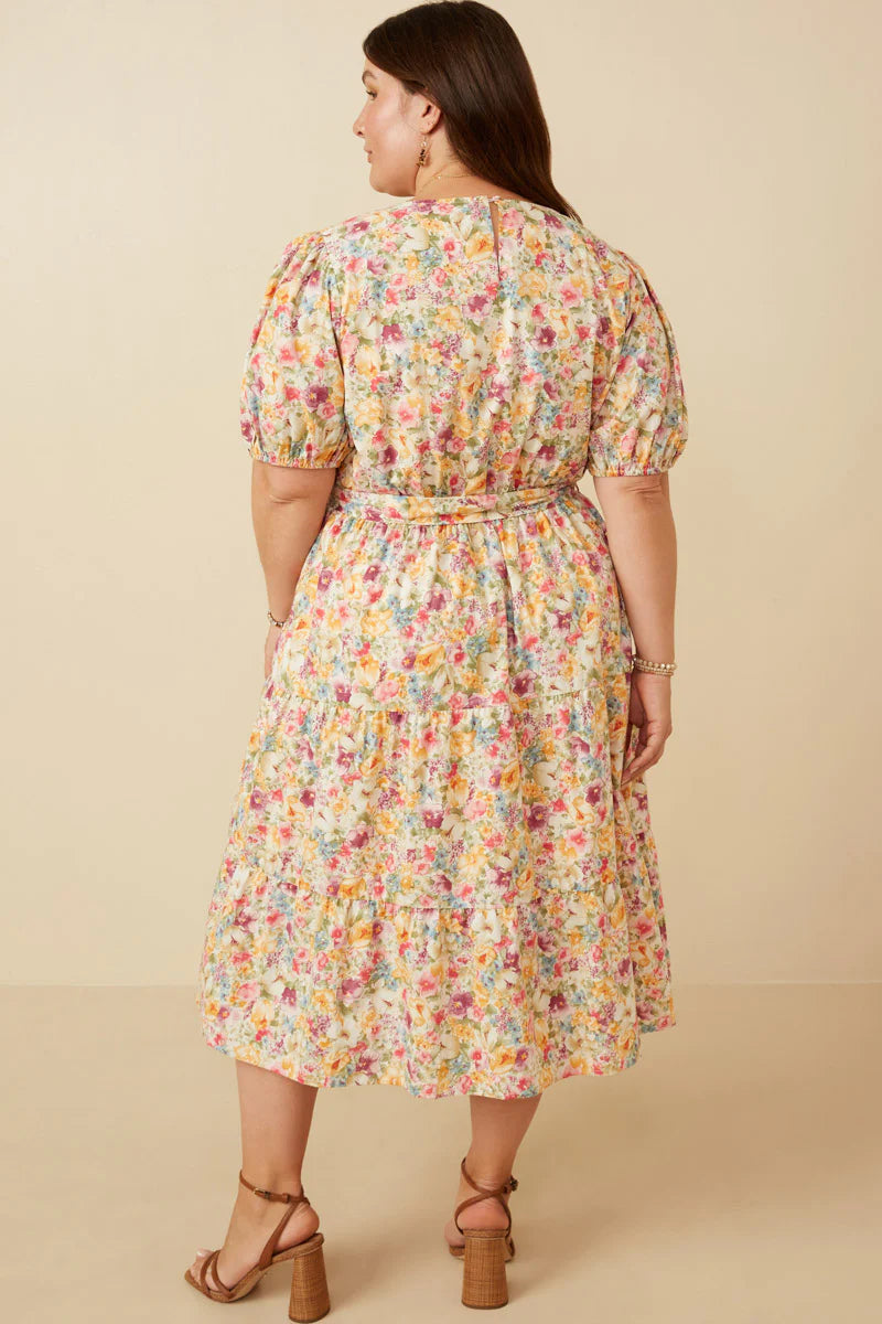 Elesia Dress in Lavender- Misses & Plus (L-2X)