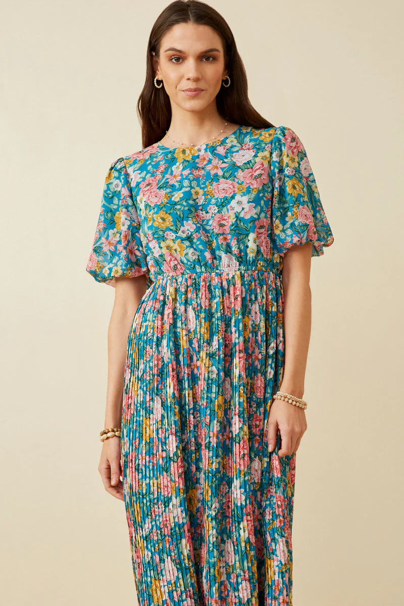 Lois Dress in Blue- Misses and Plus (S-3X)