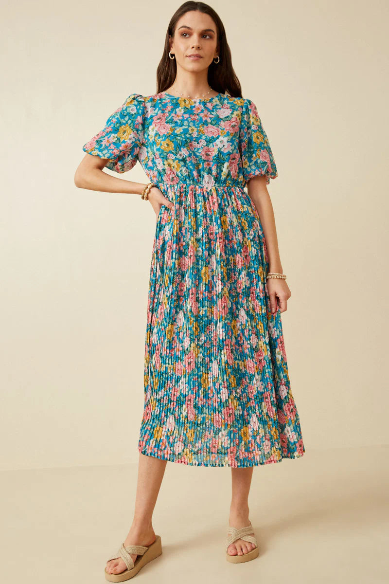 Lois Dress in Blue- Misses and Plus (S-3X)