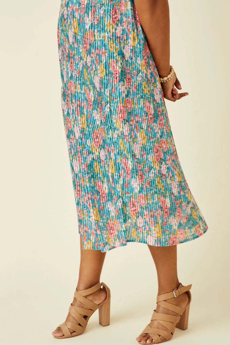 Lois Dress in Blue- Misses and Plus (S-3X)