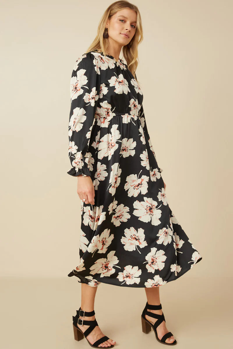 Eilene Dress in Black- Misses & Plus (S-3X)