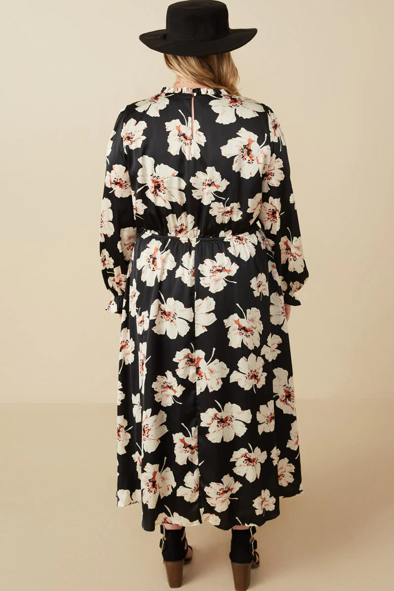 Eilene Dress in Black- Misses & Plus (S-3X)