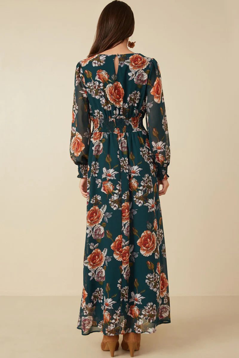 Roma Dress in Green- Misses and Plus (S-3X)
