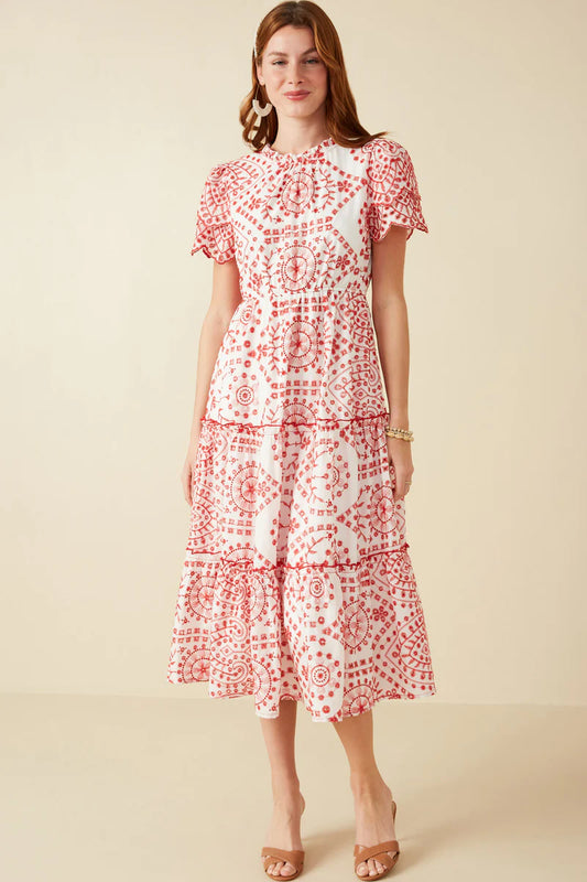 Promise Dress in Red- Plus (1X)