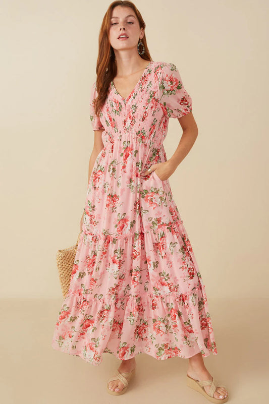 Vivienne Dress in Pink- Misses (S-M)