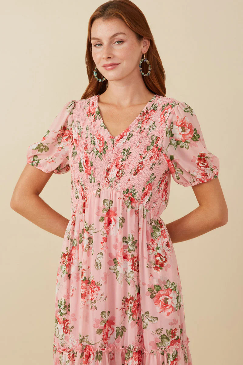 Vivienne Dress in Pink- Misses and Plus (S-2X)