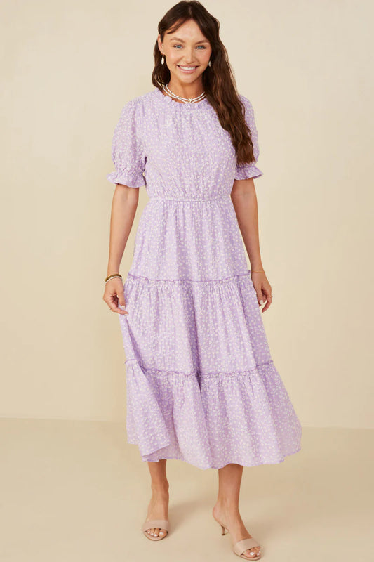 Betta Dress in Lavender- Misses and Plus (S-3X)