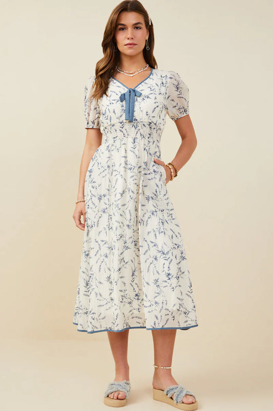 Wrenleigh Dress in Blue- Misses and Plus (S-3X)