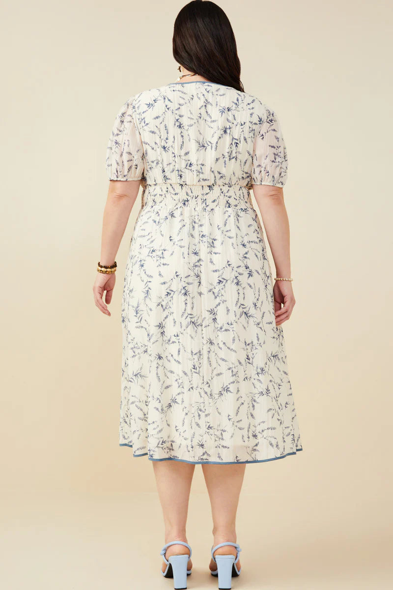 Wrenleigh Dress in Blue- Misses and Plus (S-3X)