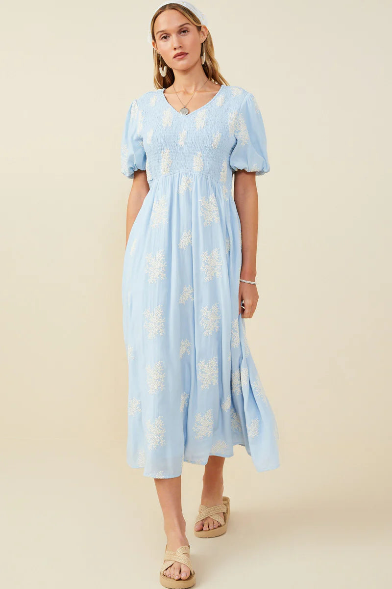 Lanelle Dress in Blue- Misses (S-L)