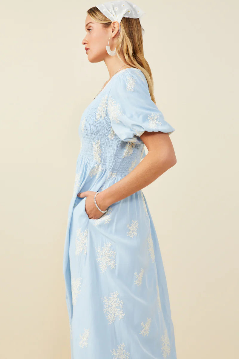 Lanelle Dress in Blue- Misses (S-L)