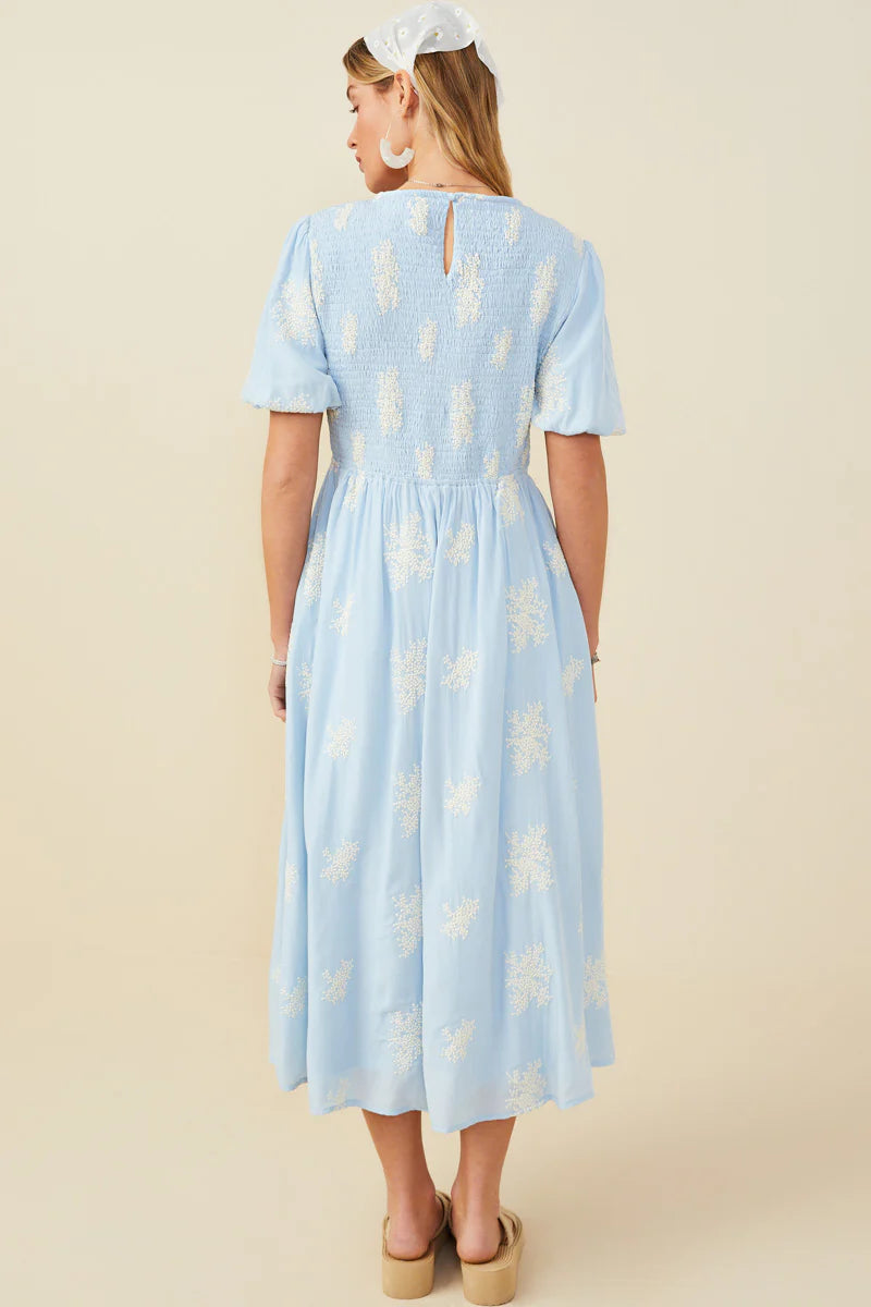 Lanelle Dress in Blue- Misses (S-L)