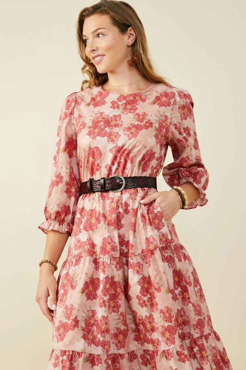 Rosamund Dress in Mauve- Misses and Plus (S-3X)