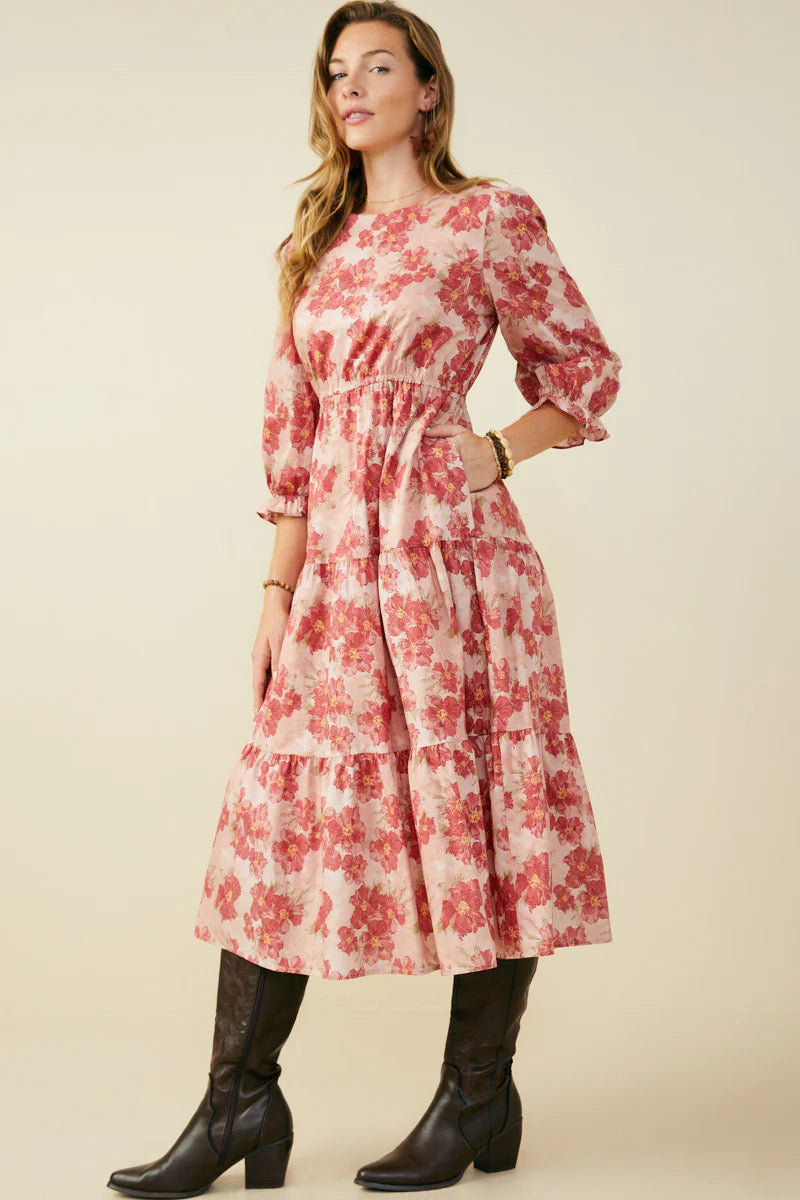 Rosamund Dress in Mauve- Misses and Plus (S-3X)
