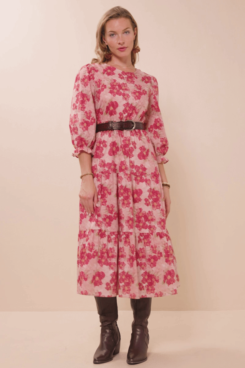 Rosamund Dress in Mauve- Misses and Plus (S-3X)