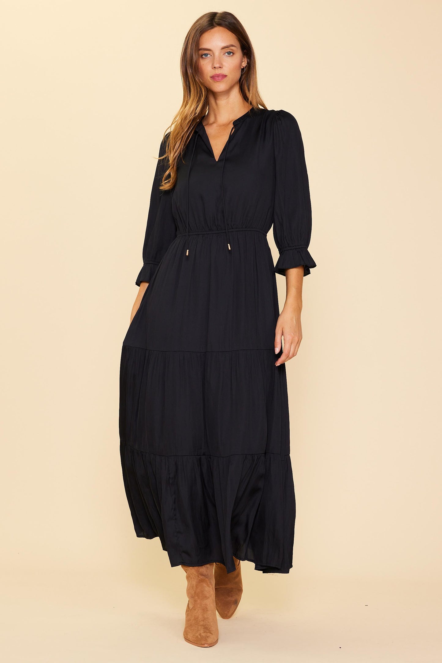 Kelli Dress in Black- Misses & Plus (XS-3X
