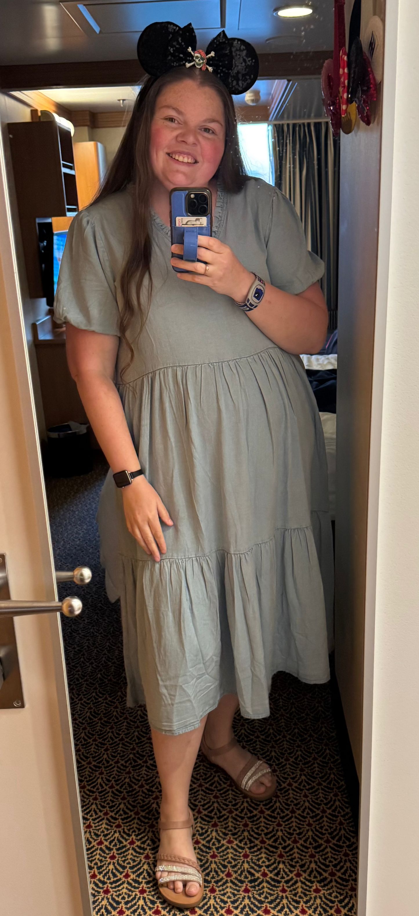 Wendy Dress in Light Denim- Misses and Plus (S-L,2X)