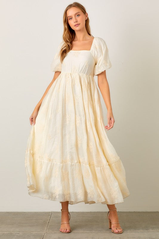 Grace Dress in Cream- Misses & Plus (L)
