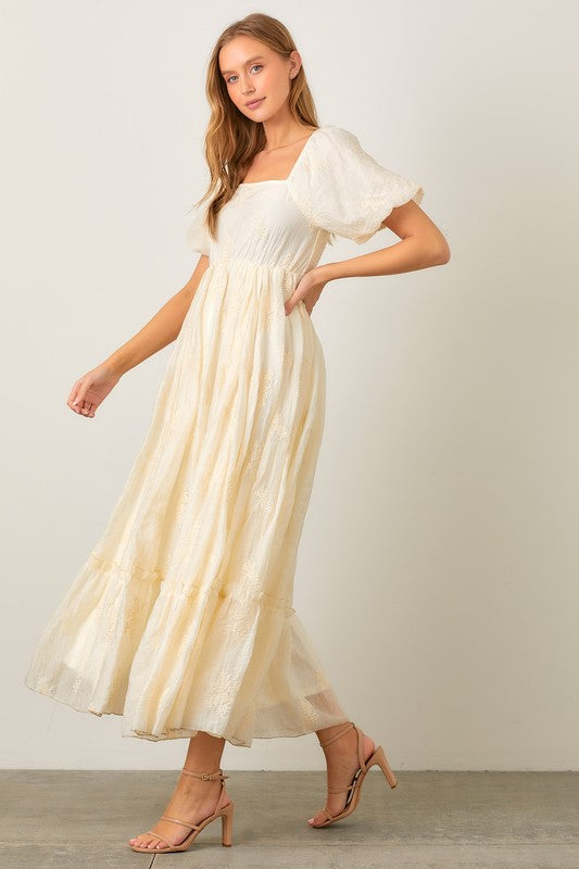 Grace Dress in Cream- Misses & Plus (L)