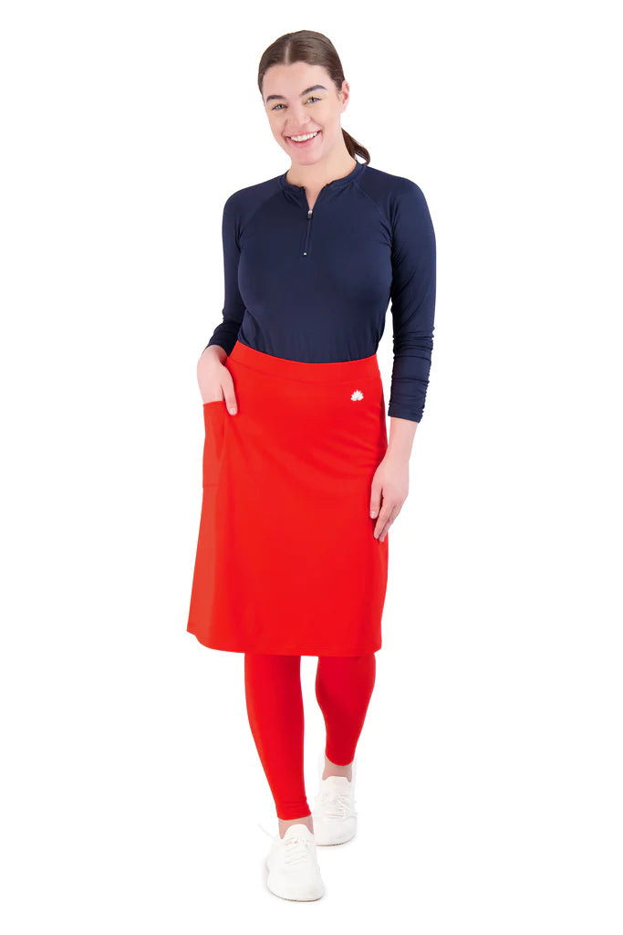 Ankle Fit Snoga in Fiery Red- Misses and Plus (S-3X)