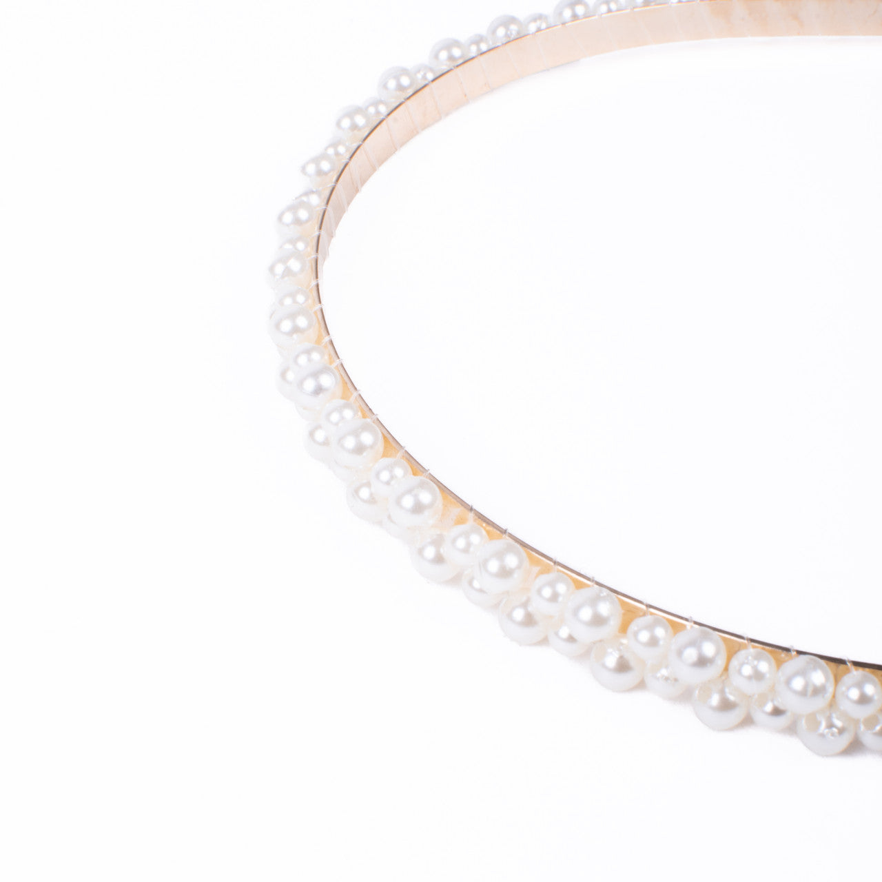 Pearl Slim Tiara Headband