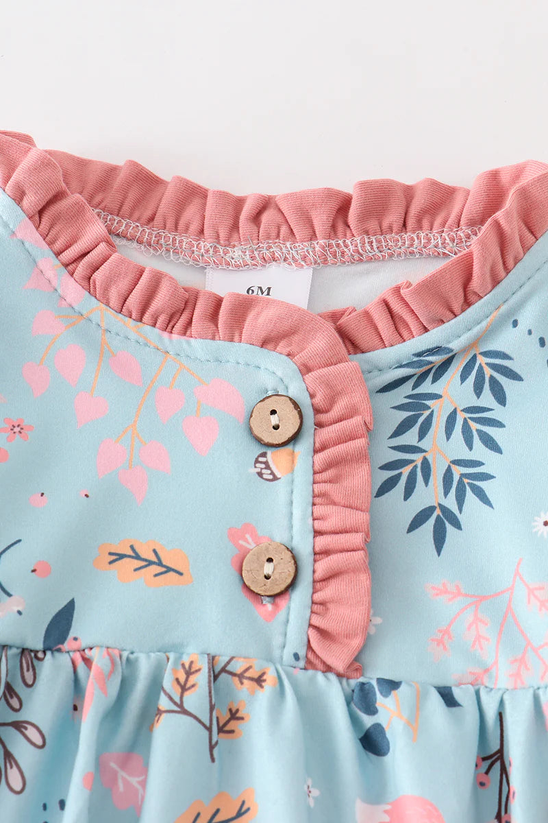 Leia Baby Gown- Girl Infants (3M-6M)