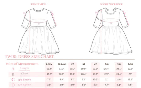 Pocket Twirl Dress in Floral Frenzy- Infant/Girls/Tween (6/12M-7/8)