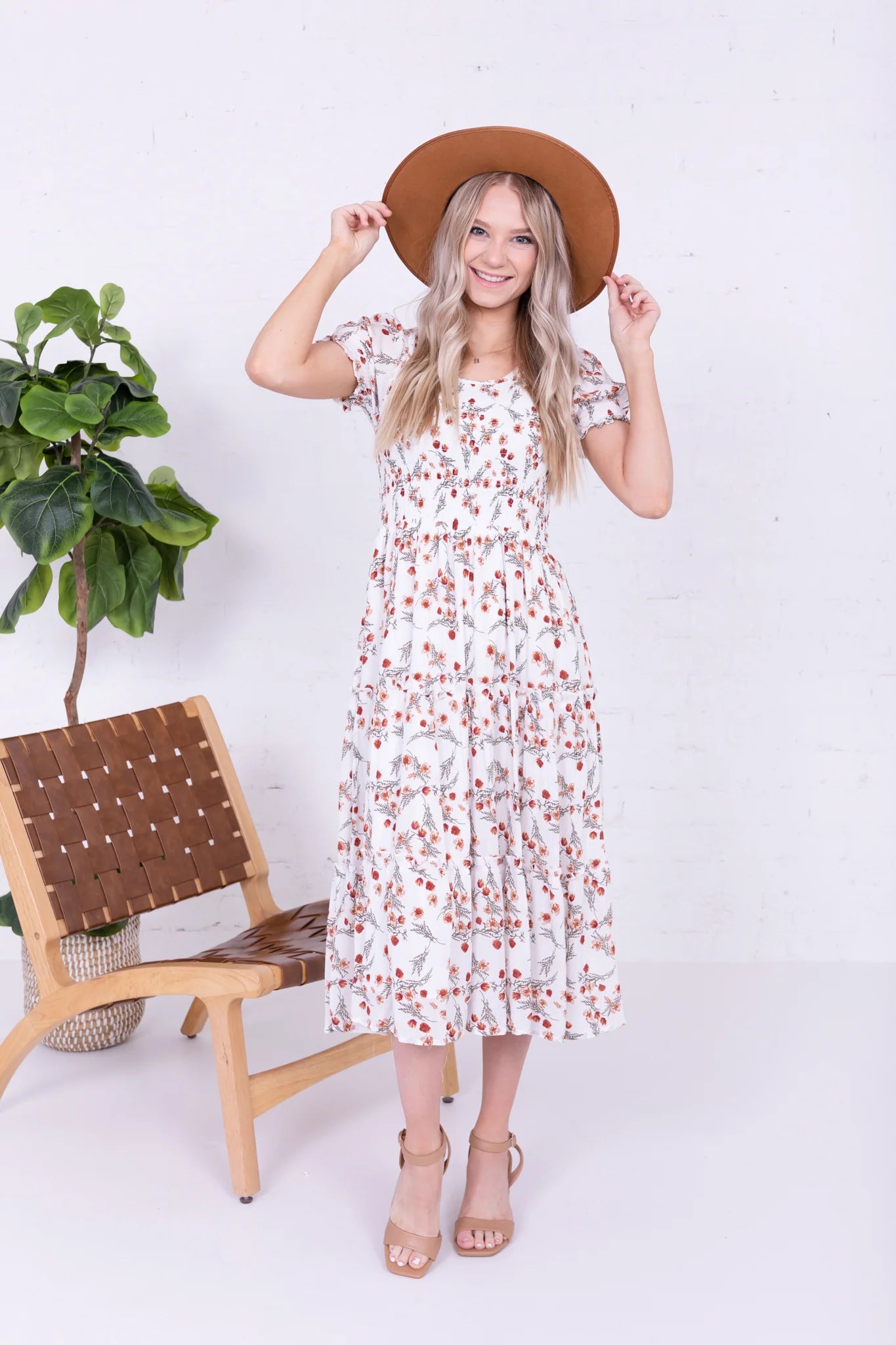 Mccall Dress in Burnt Cedar- Misses and Plus (S-2X)