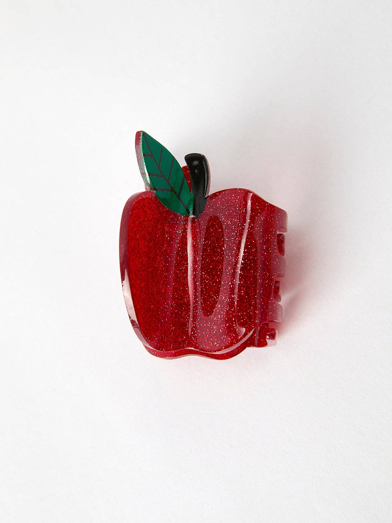 Apple Claw Clip in Red- Girls Hair Accessories