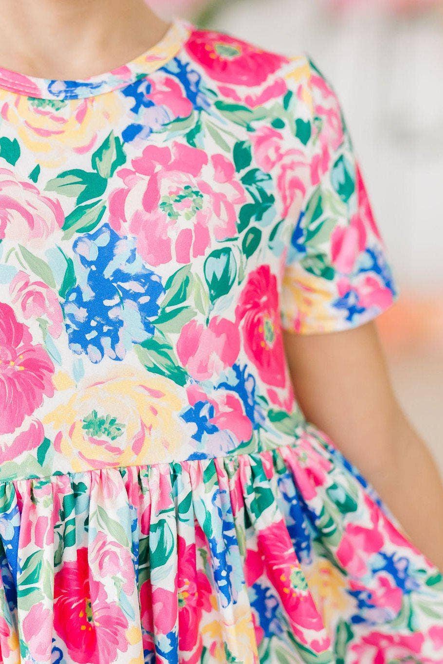 Wildflower Wishes Dress in Multi- Girls (2T-9/10)
