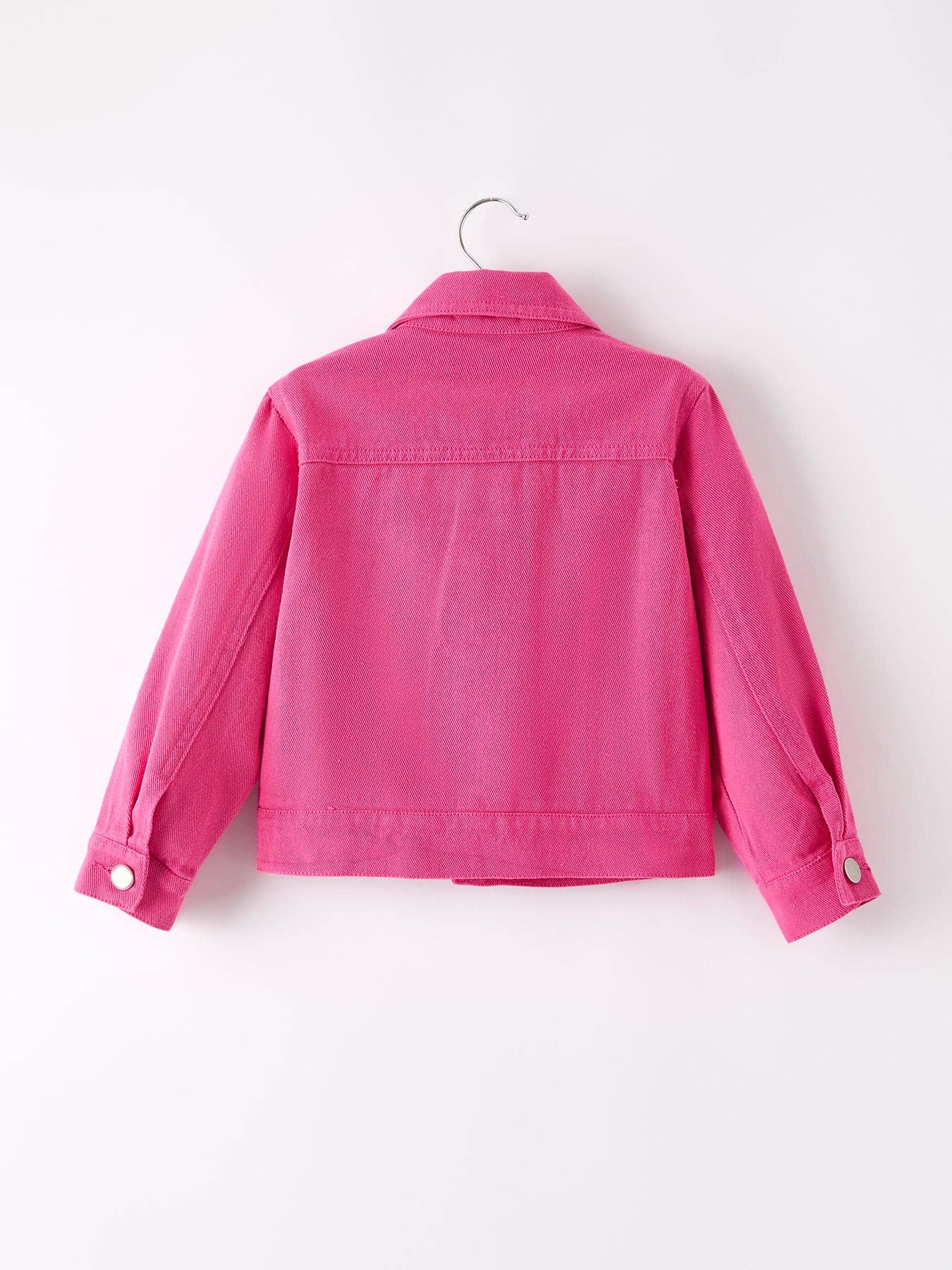 Fall Denim Jacket in Hot Pink- Girls (2-8/9)