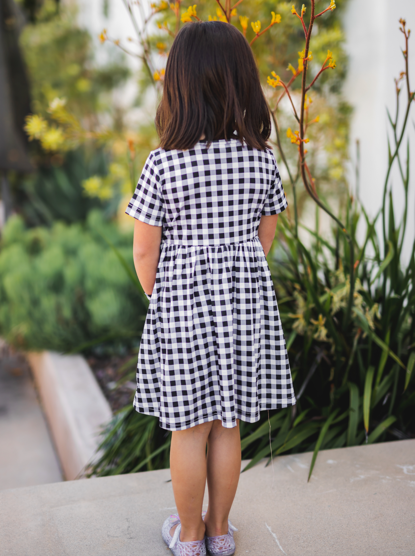 Pyper Dress in Black- Girls (XL 8-9Y)