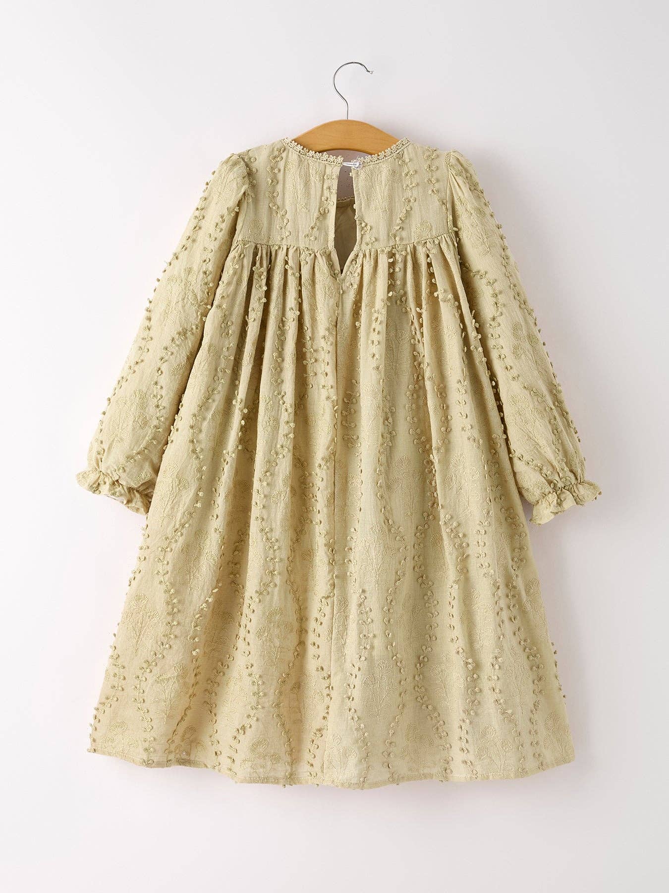 Beatrice Dress in Beige- Girls/Tween (5-10/12)