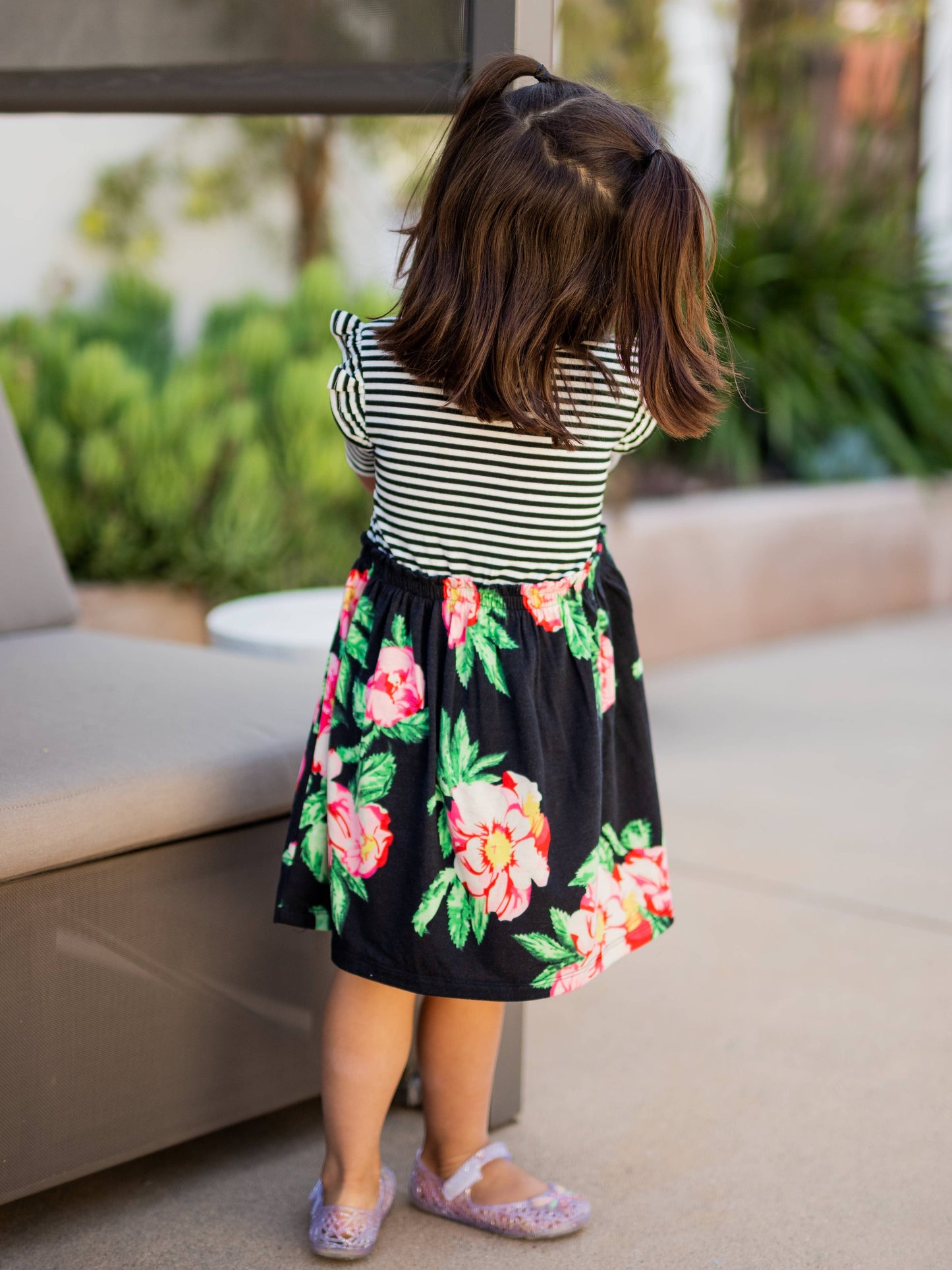 Hallee Dress in Black- Girls (6-7Y - 8-9Y)