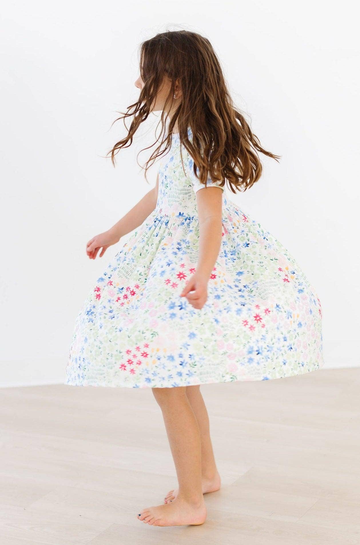 Sunshine Meadows Dress in Pastel- Infant & Girls (6/12-9/10)