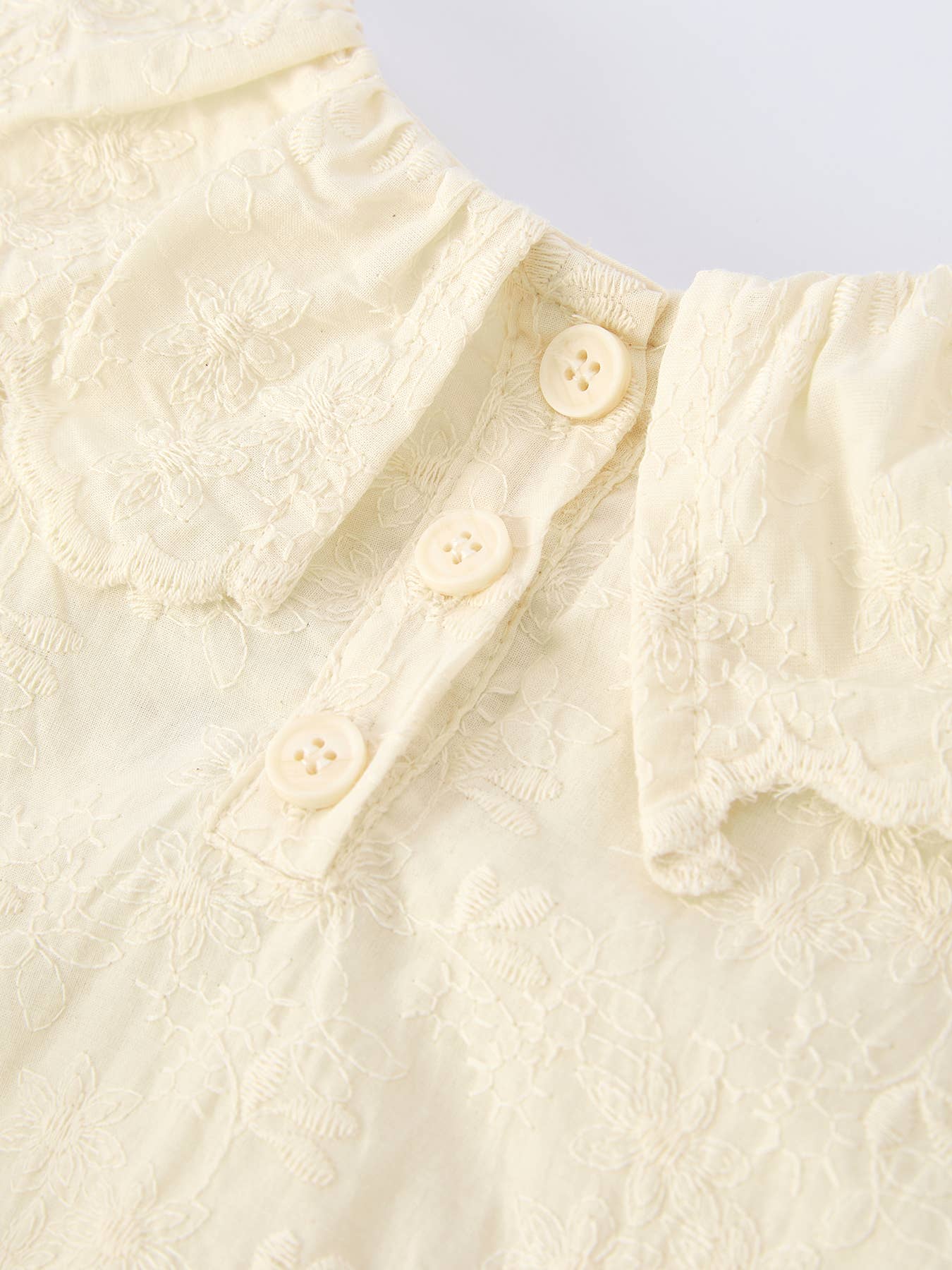 Adelaide Dress in Cream- Girls (18M-5)