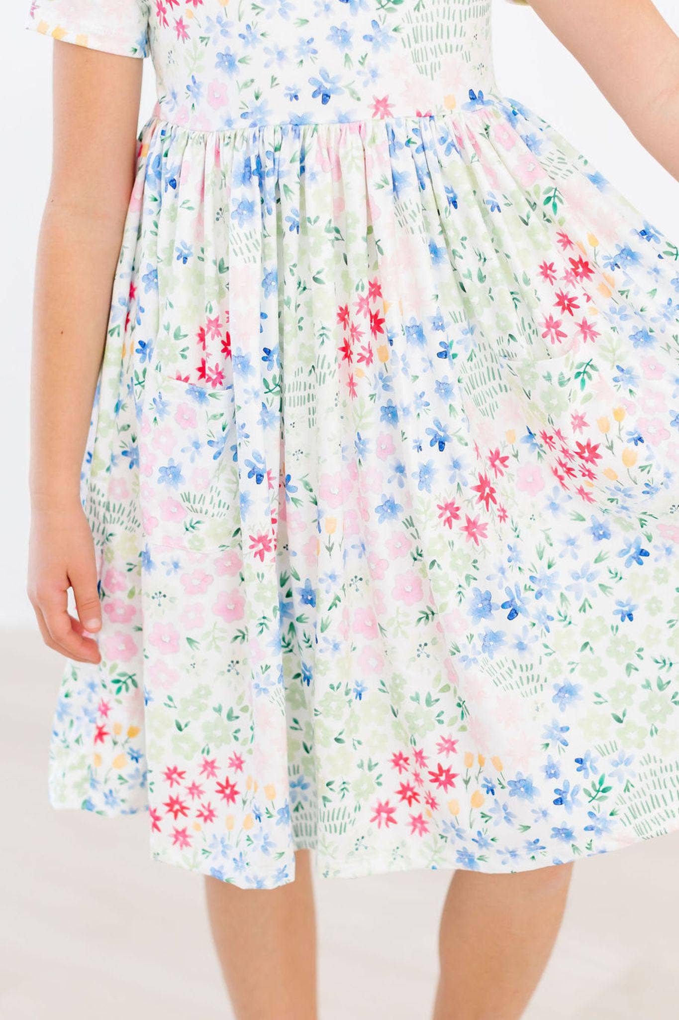 Sunshine Meadows Dress in Pastel- Infant & Girls (6/12-9/10)