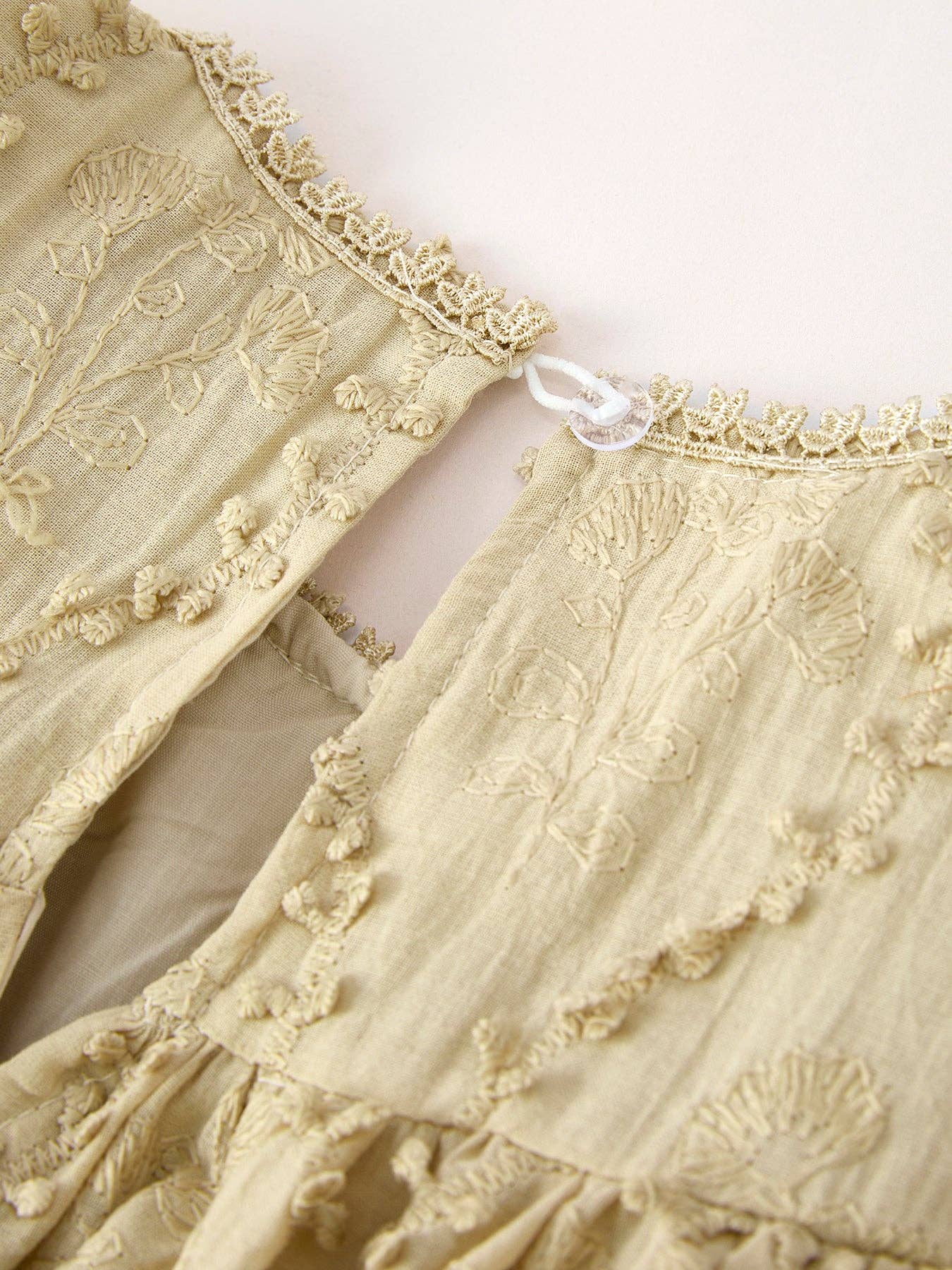 Beatrice Dress in Beige- Girls/Tween (5-10/12)