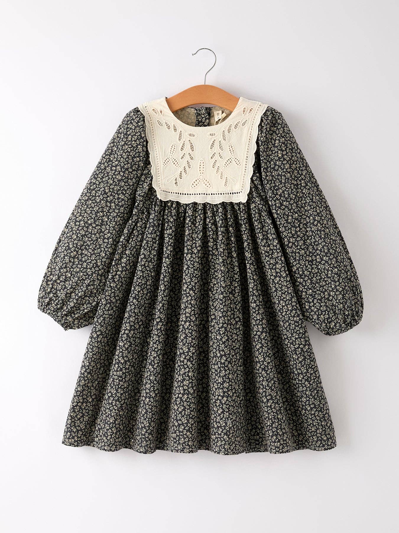 Lillian Pearl Dress in Black- Girls/Tween (5-10/12)